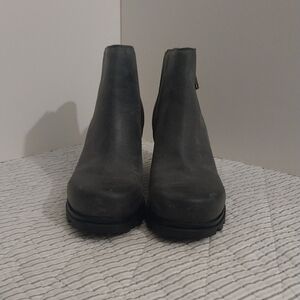 Sorel Gray Ankle Boots